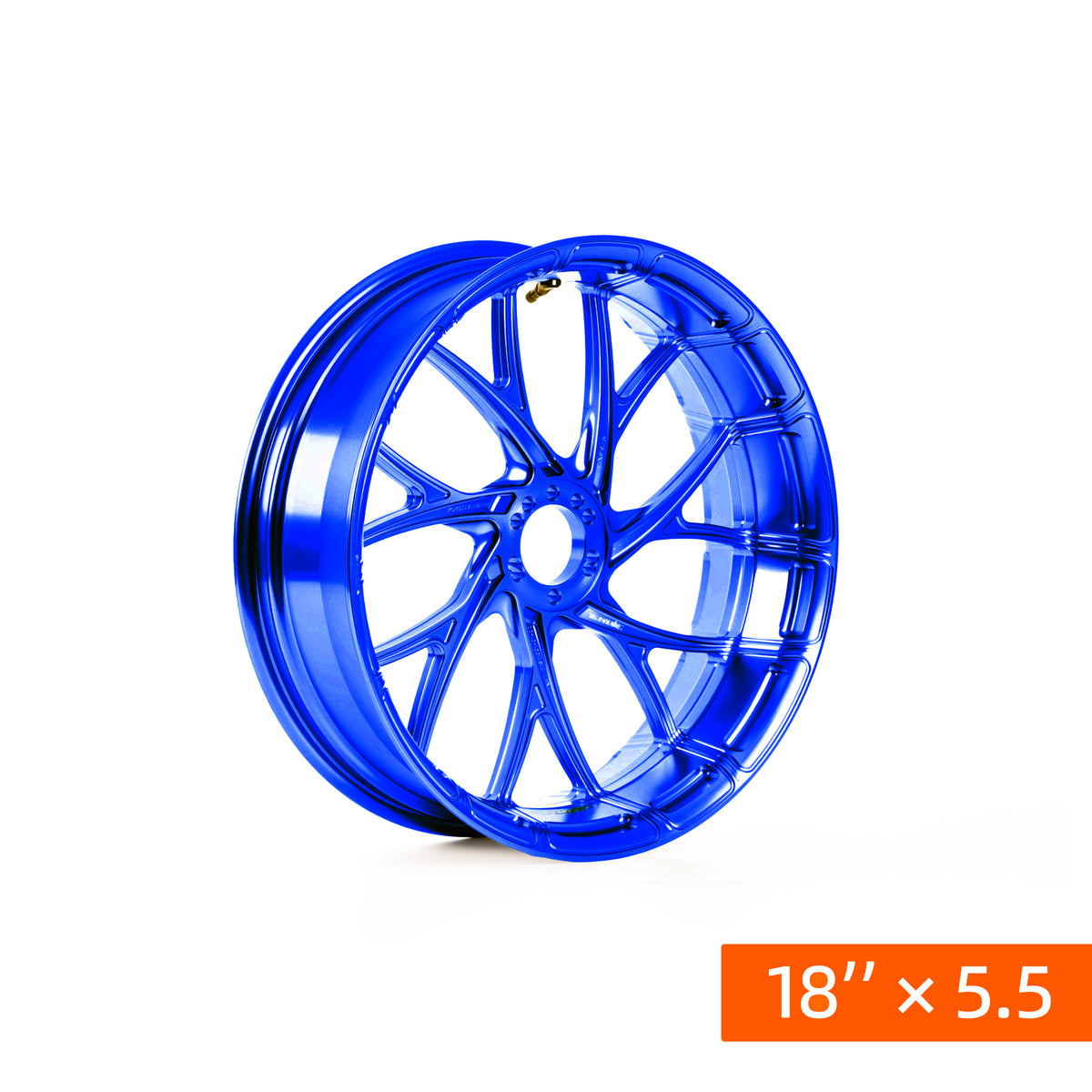 Forged aluminum Y-spoke wheel, Harley Touring, Road Glide RG/FLTRX, Street Glide SG/FLHX, deep current blue