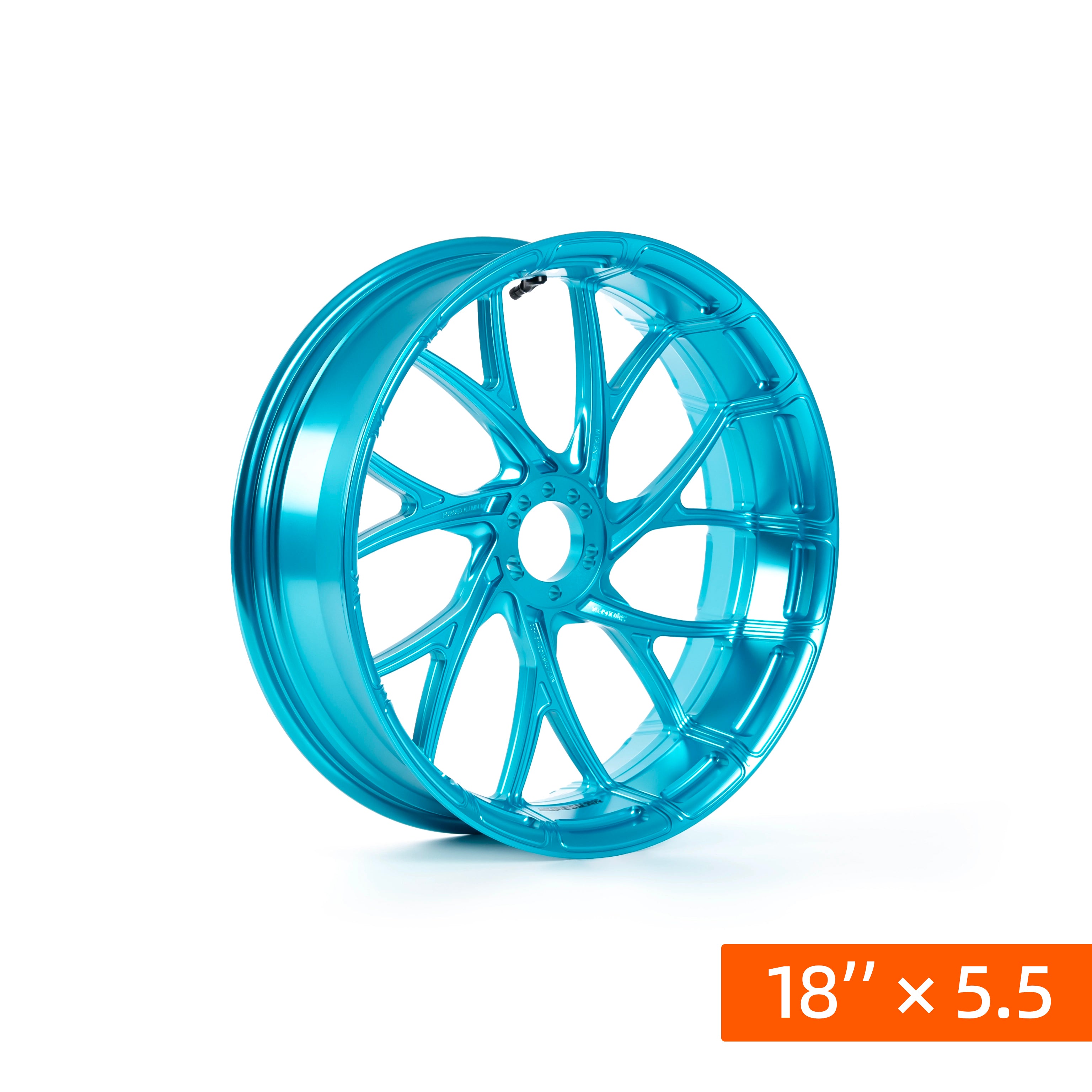 Y-Spoke Forged Wheels Sold In Sets, Glacier Lake Blue