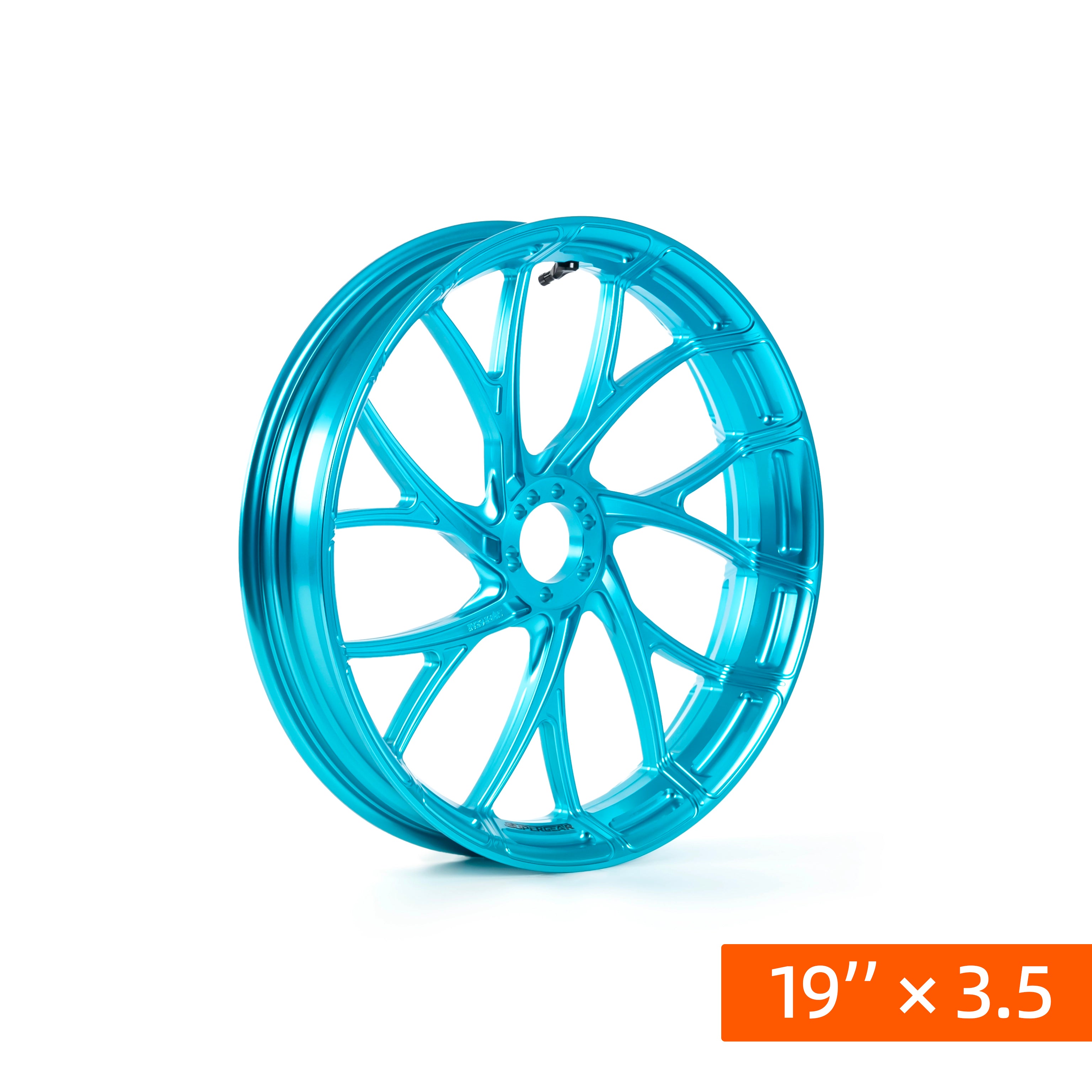 Y-Spoke Forged Wheels Sold In Sets, Glacier Lake Blue