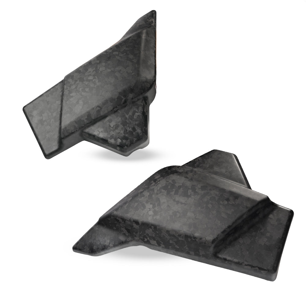 24+ Carbon Fiber Side Covers, Forged Matte