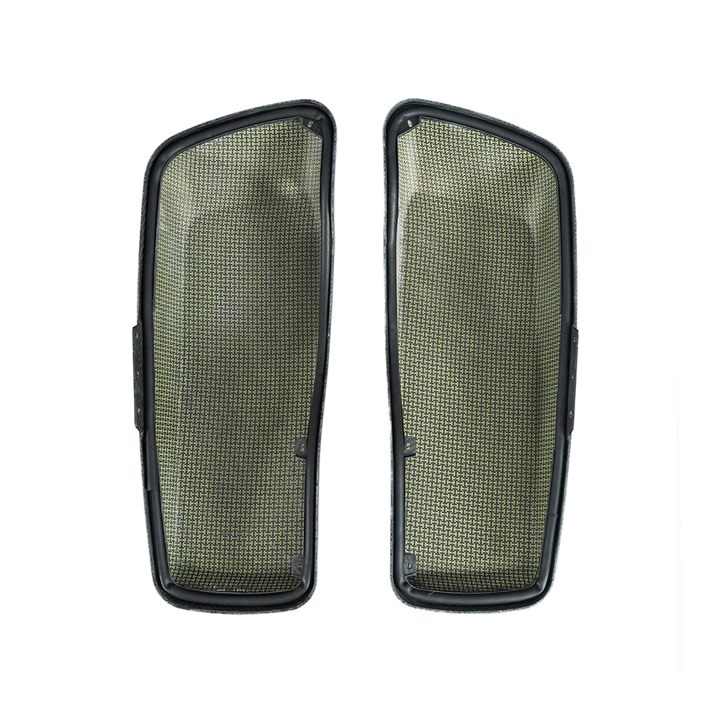 In addition to its three-layer wet carbon fiber construction, the inner layer of the cover is reinforced with an extra layer of Kevlar fiber, these saddle bags deliver superior strength, ultra-lightweight flexibility, and a striking 3D texture that outshines 95% of market alternatives—at a fraction of the price.