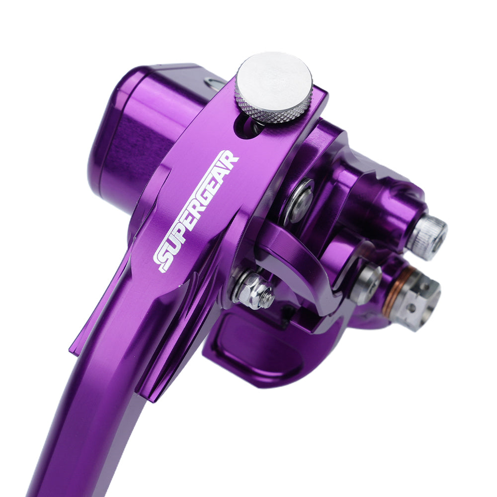 RF7 Bolt-on Radial hand control set Touring Cable Clutch, Canyonshade Purple,Details 1