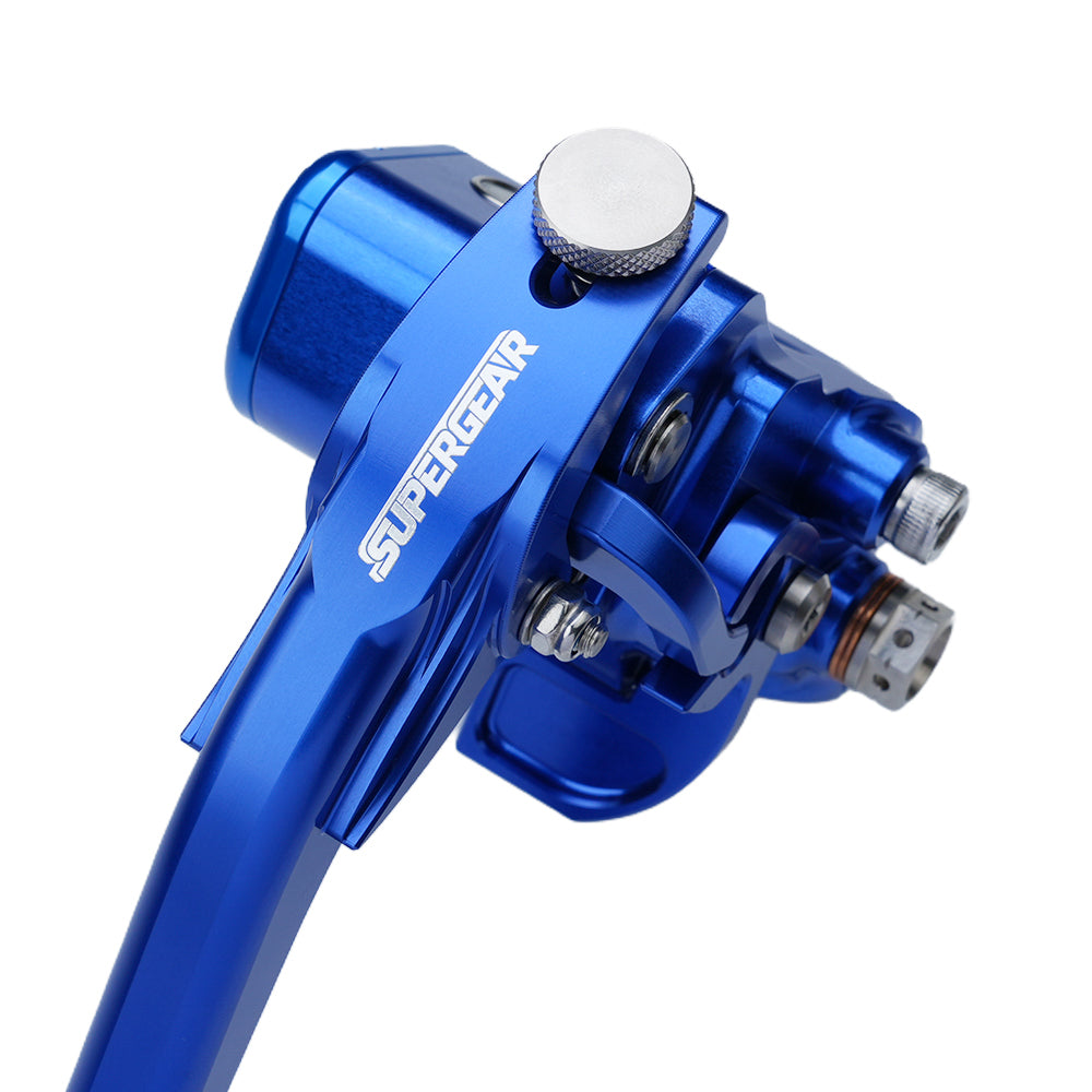 RF7 Bolt-on Radial hand control set Touring Cable Clutch,Deep Current Blue
