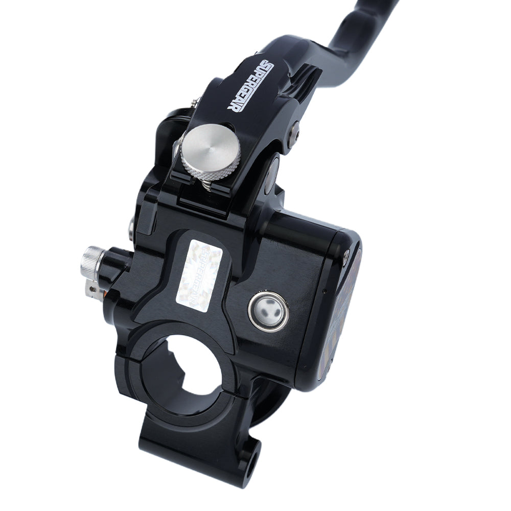 RF7 Bolt-on Radial hand control set Touring Cable Clutch, Nightstrike Black, Details 2