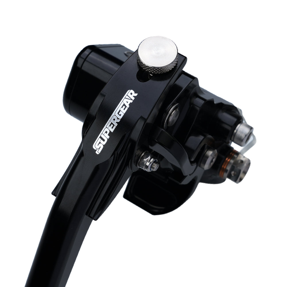 RF7 Bolt-on Radial hand control set Touring Cable Clutch, Nightstrike Black, Details 3