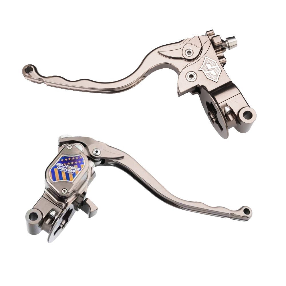 RF7 Bolt-on Radial hand control set Touring Cable Clutch,Titanium Gold
