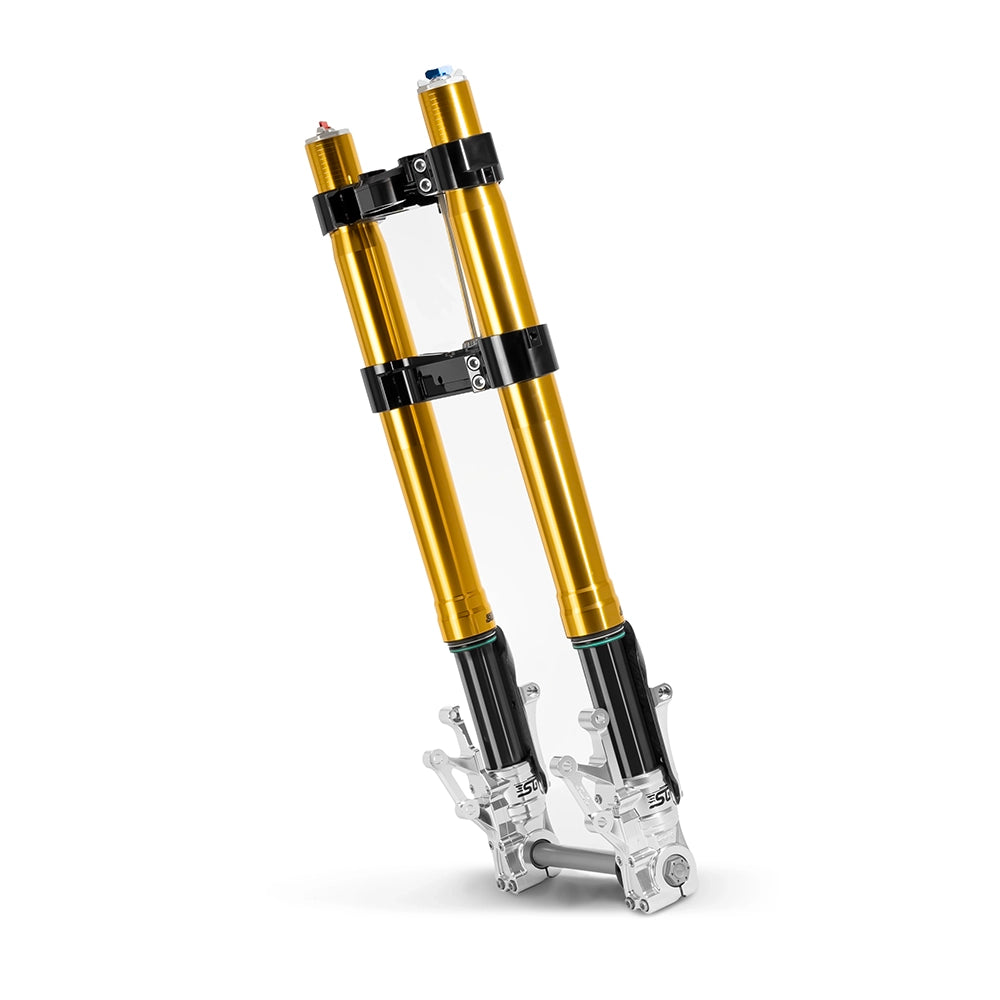 The RF7 Inverted Front offers superior front fork suspension. Experience the performance of upside down forks with progressive fork springs for your Harley Davidson front forks.