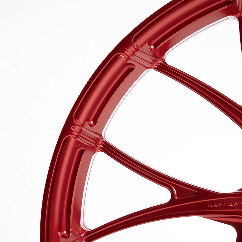 Y-Spoke Forged Wheels Sold In Sets, Daytona Red