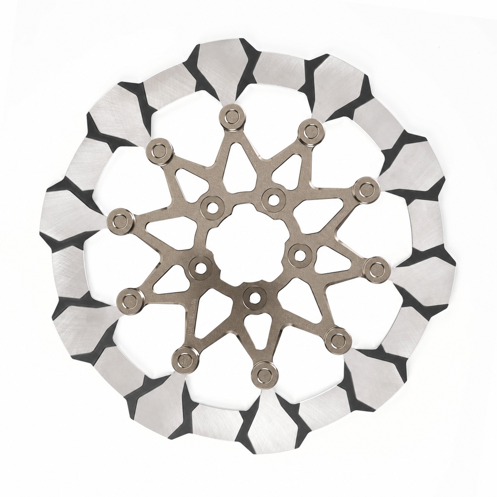 330 mm dual-material floating brake rotor for Harley-Davidson