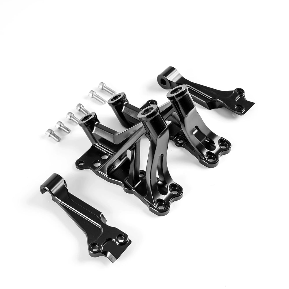supergear performance Brake Caliper Riser Bracket Relocation Caliper Bracket for 108Brake Caliper_black
