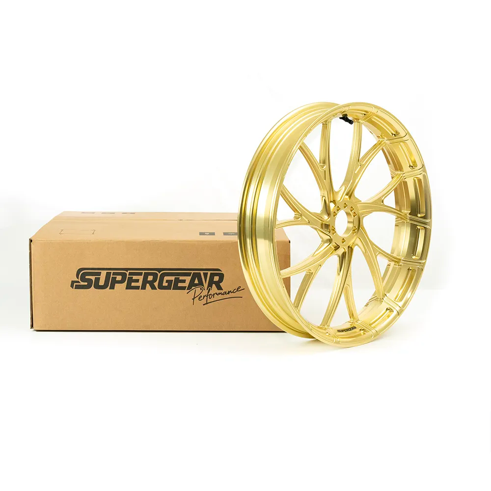 supergear performance harley davidson wheels 18/19/21 inch harley front/rear wheel Wheels for motorcycles , Pale gold