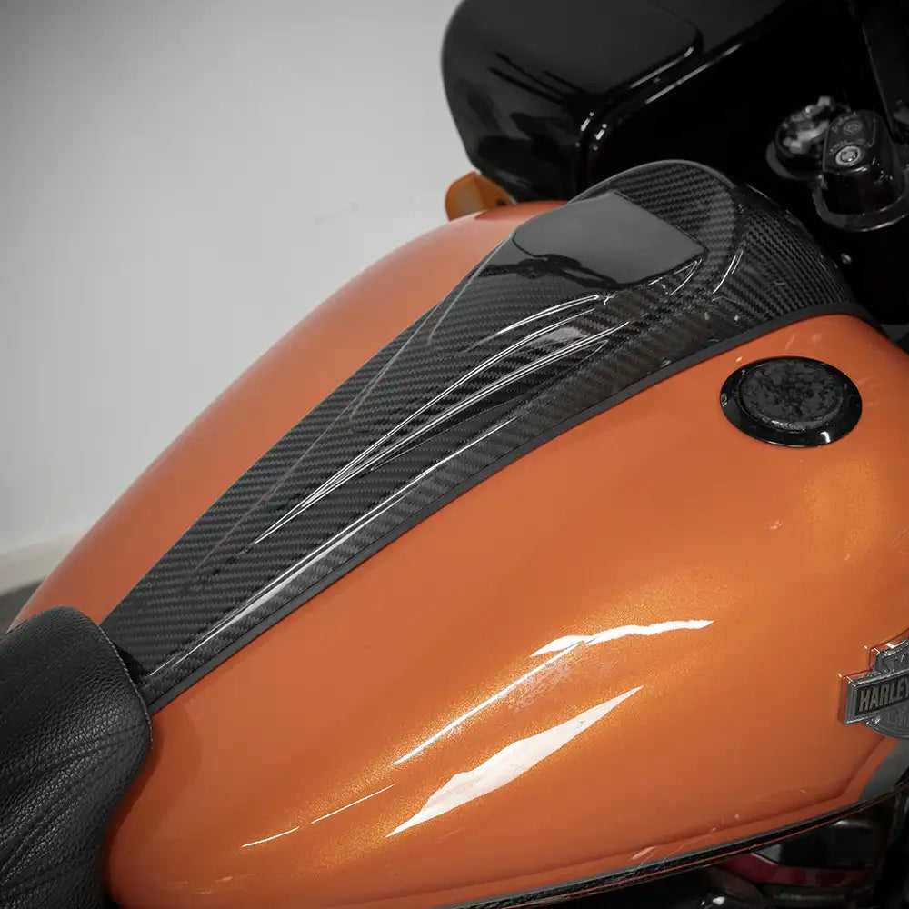 supergear performance Carbon Fiber Touring Tank Dash No hole Parts of motorcycles