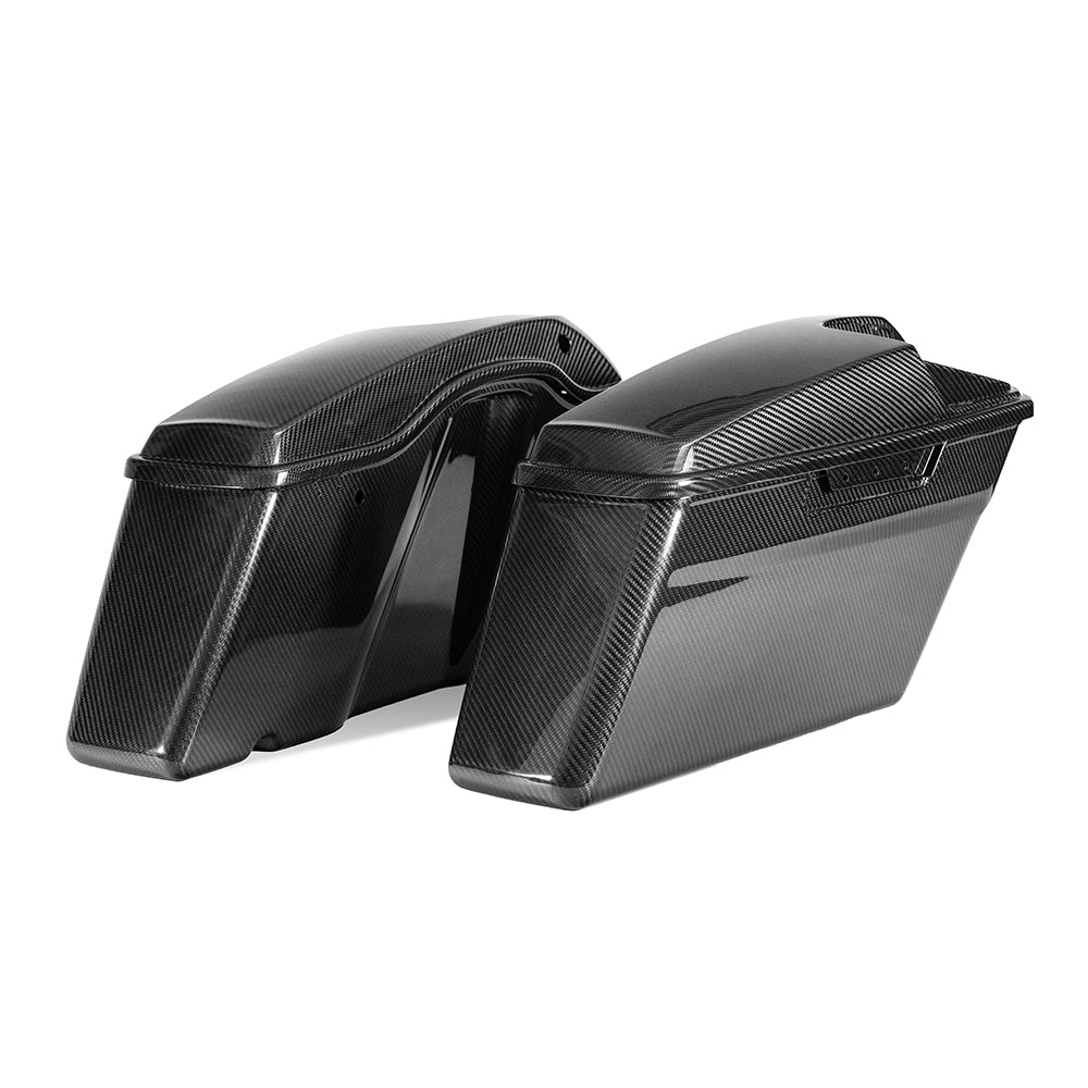 supergear performance Carbon Fiber Standard 4′ Saddle Bags Motorcycle saddlebags,twill