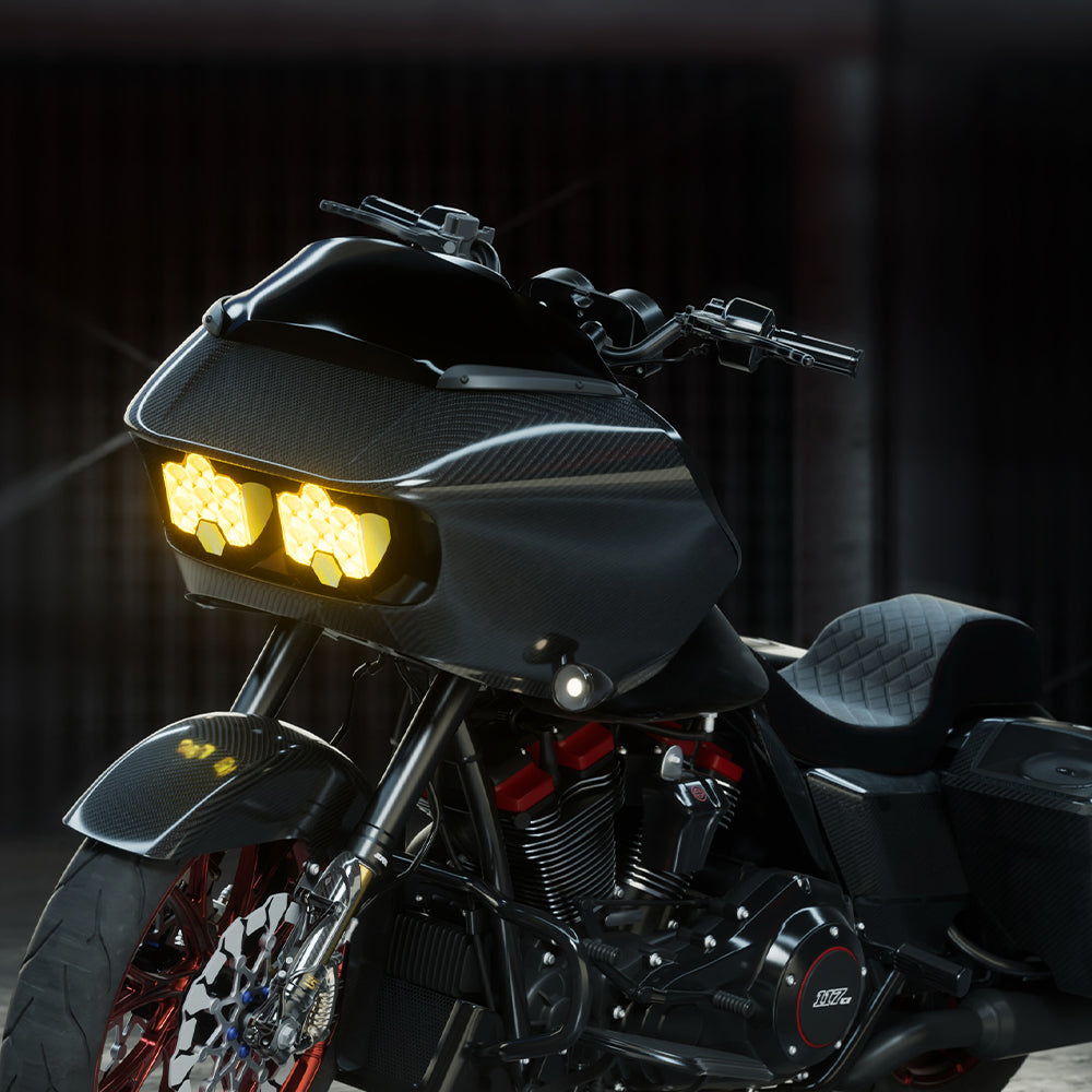 supergear performance Carbon Fiber M8 Road Glide Fairing,twill