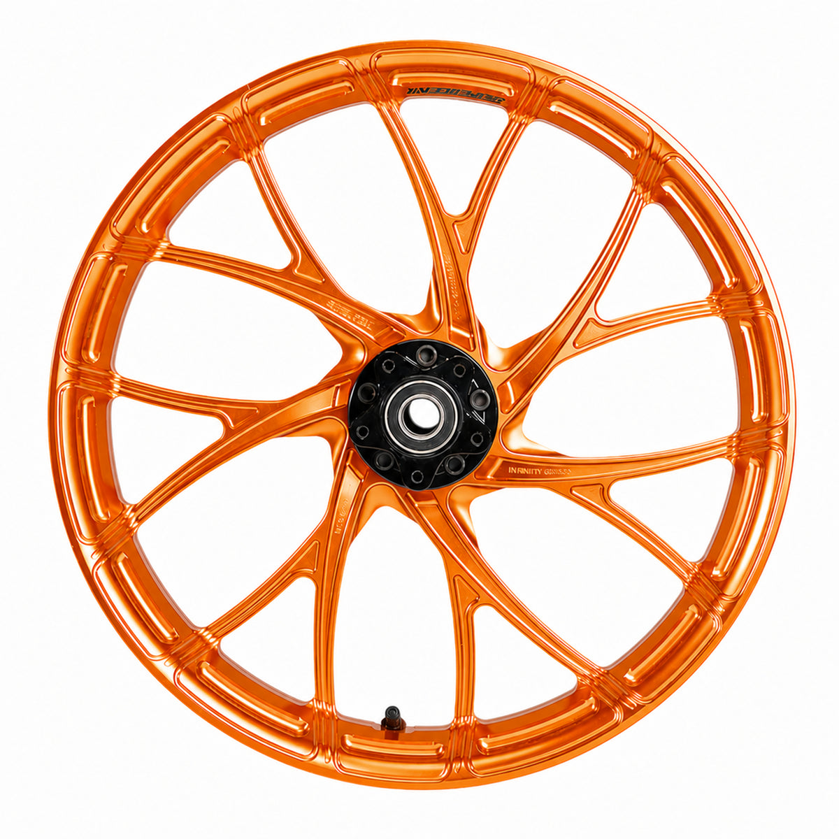 Y-Spoke Forged Wheels Sold In Sets, Gulf Orange