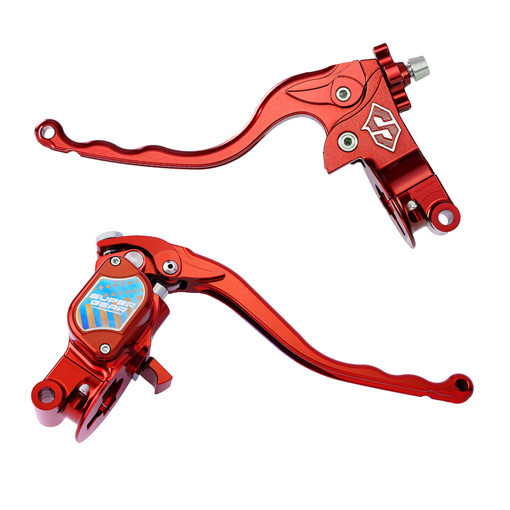 RF7 Daytona Red Aftermarket CNC Hand Controls | SuperGear