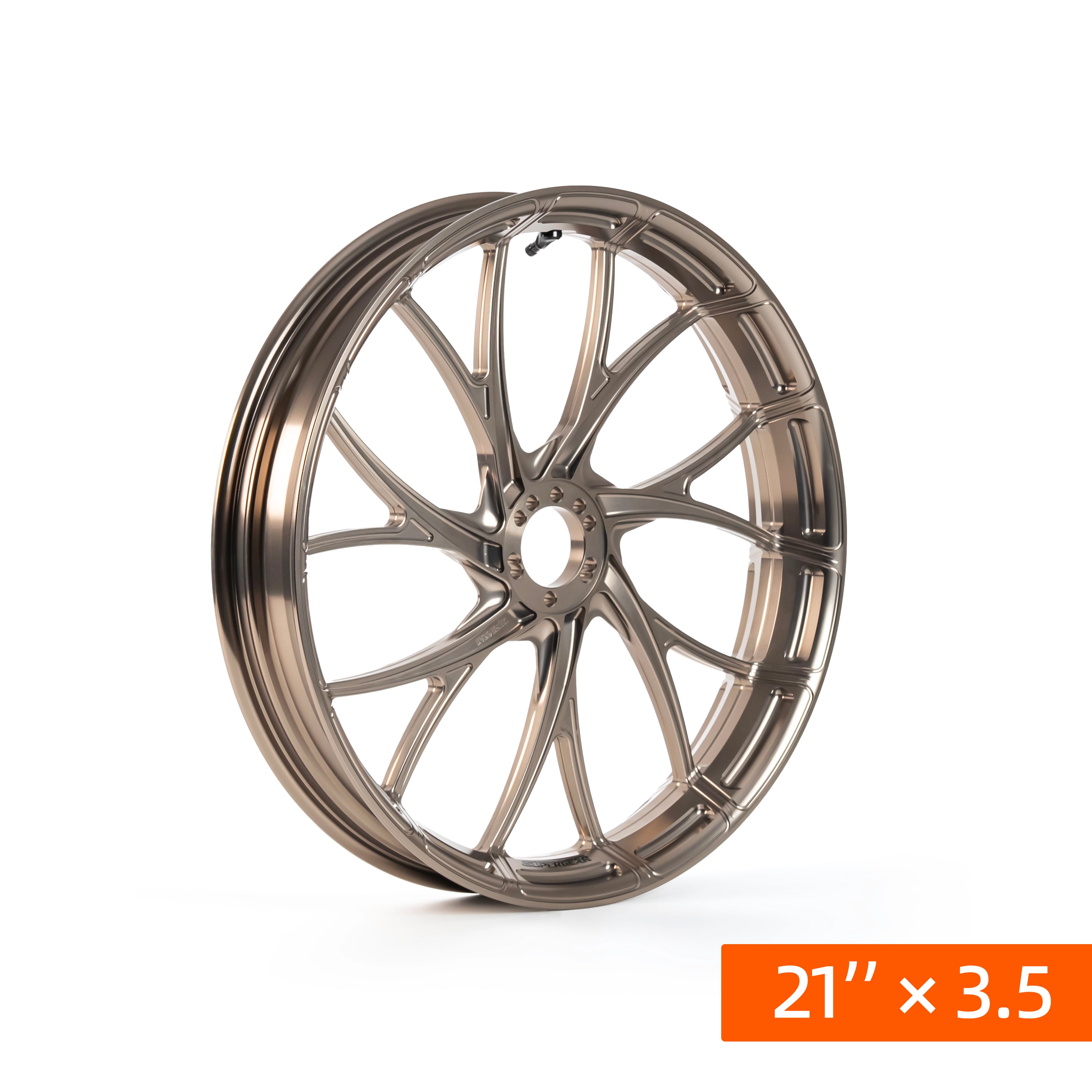 supergear performance Harley Davidson Wheels 18/19/21 inch harley wheel Wheels for motorcycles,Titanium gold