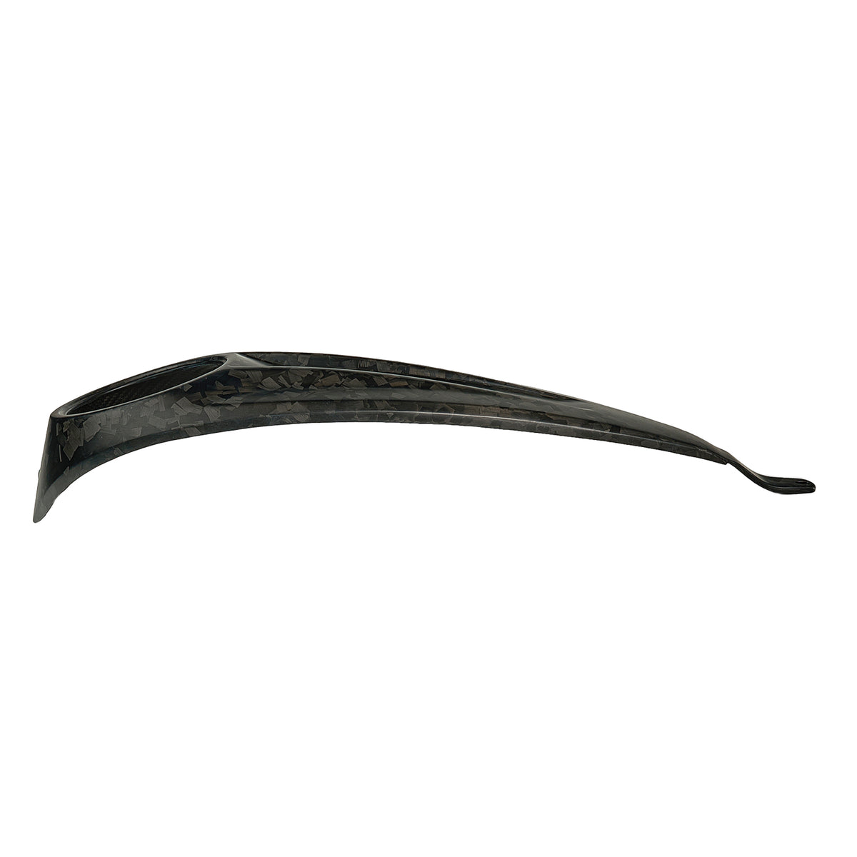 24+ carbon fiber tank dash hole, matte forged carbon finish