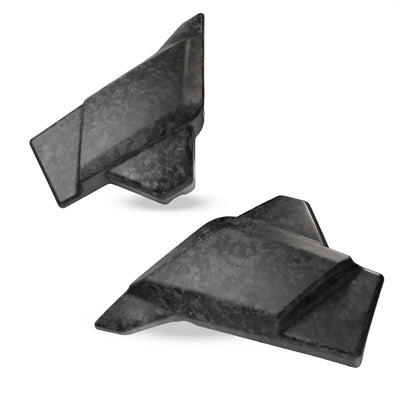 24+ Carbon Fiber Side Covers, Forged Matte