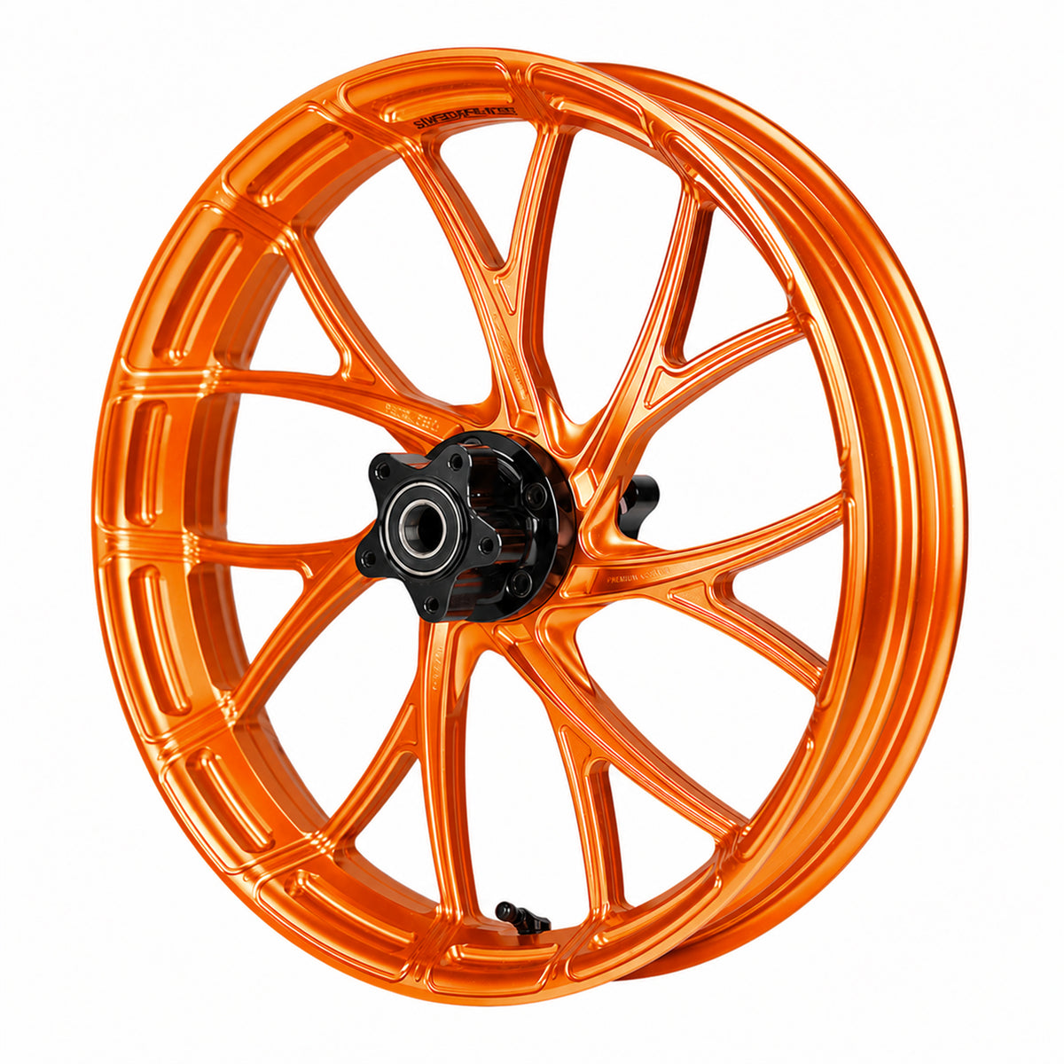 Y-Spoke Forged Wheels Sold In Sets, Gulf Orange