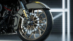 supergear performance Harley Davidson Wheels 18/19/21 inch harley wheel Wheels for motorcycles,Titanium gold