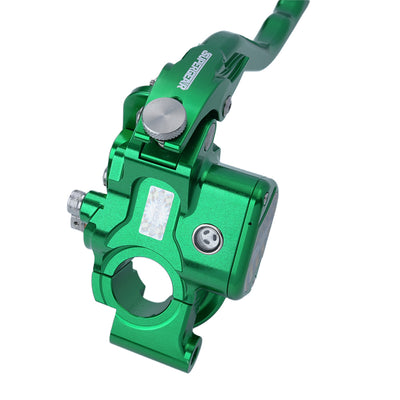 RF7 Bolt-on Radial hand control set TouringCable Clutch, Viper Green,Details 2