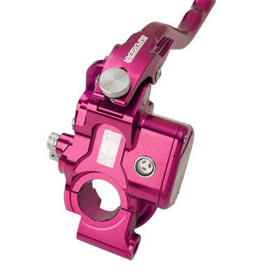 RF7 Bolt-on Radial hand control set Touring Cable Clutch, Wildblossom Pink