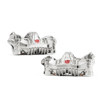 Enhance your ride's safety! The SuperGear 108R front caliper provides reliable stopping for your Harley Davidson. A high-performance brake caliper upgrade.