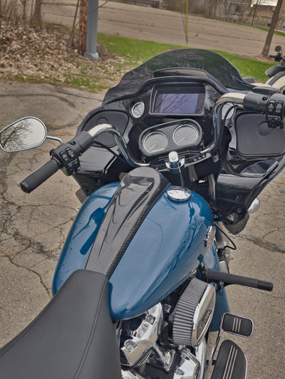 supergear performance Carbon Fiber Touring Tank Dash No hole Parts of motorcycles