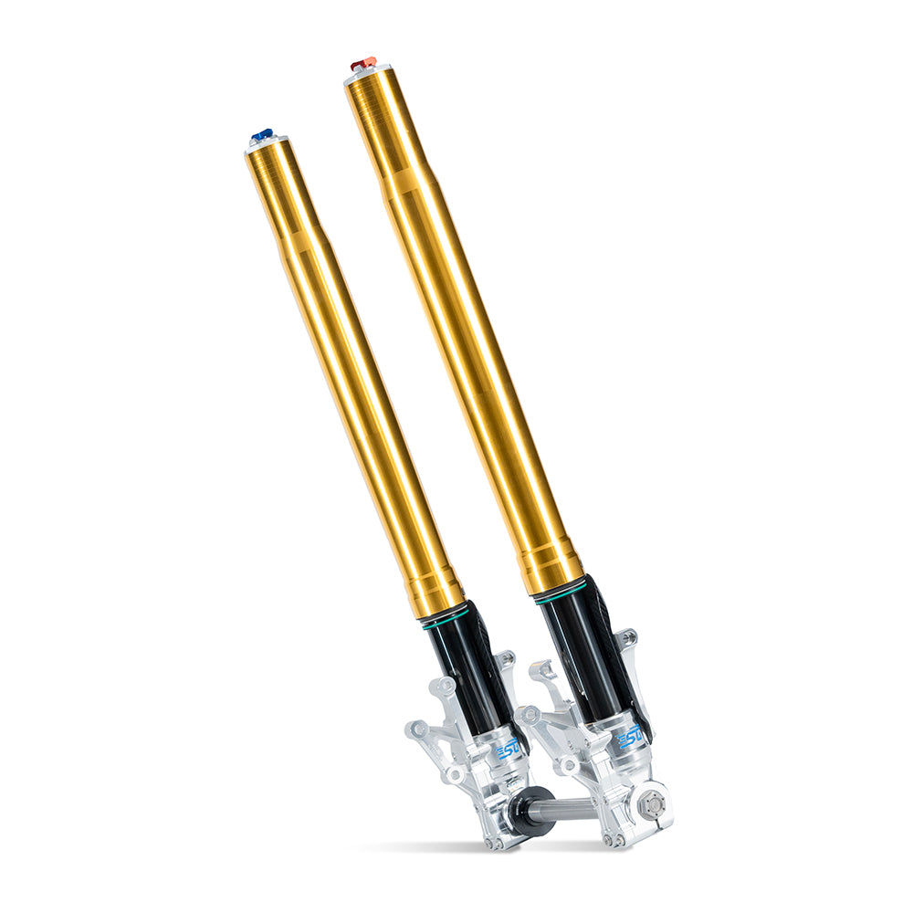 The RF7 Inverted Front offers superior front fork suspension. Experience the performance of upside down forks with progressive fork springs for your Harley Davidson front forks.