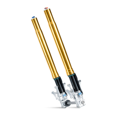 The RF7 Inverted Front offers superior front fork suspension. Experience the performance of upside down forks with progressive fork springs for your Harley Davidson front forks.