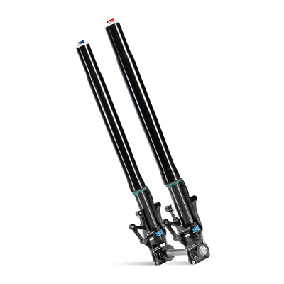 The RF7 Inverted Front offers superior front fork suspension. Experience the performance of upside down forks with progressive fork springs for your Harley Davidson front forks.