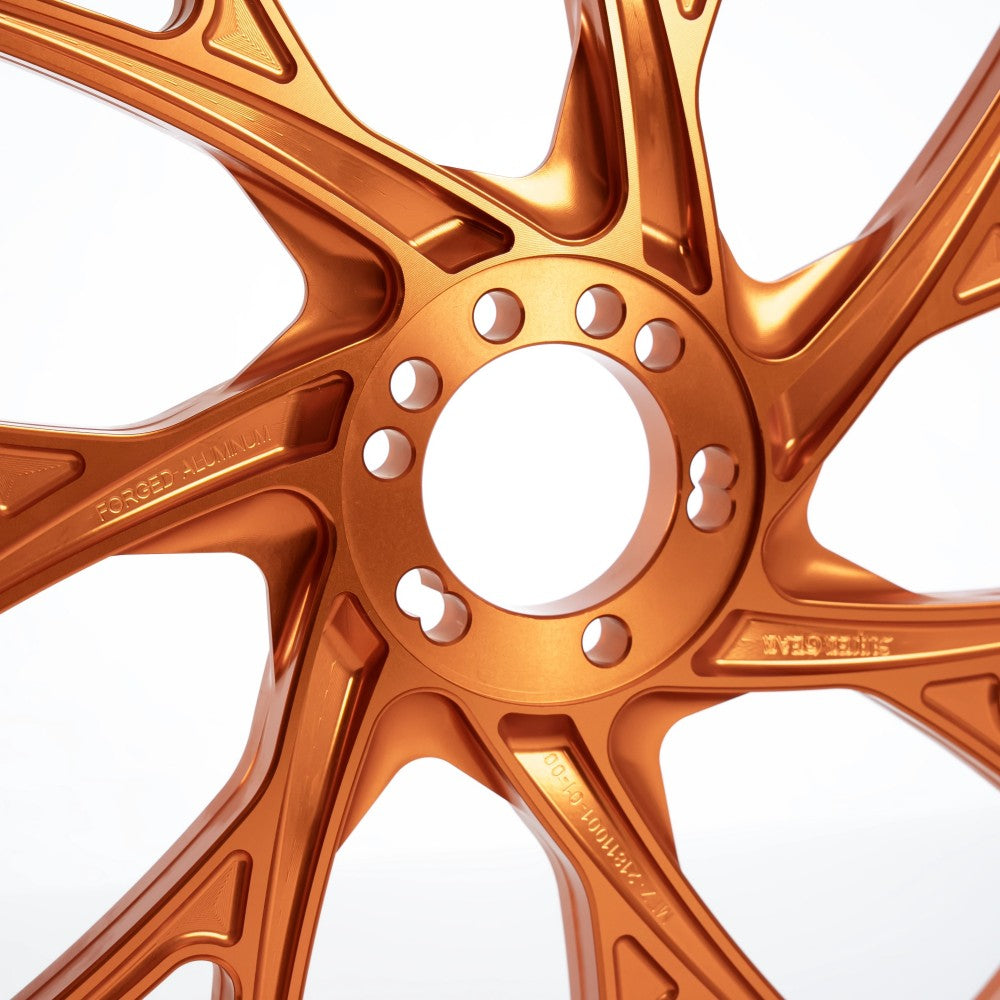 Y-Spoke Forged Wheels Sold In Sets, Gulf Orange