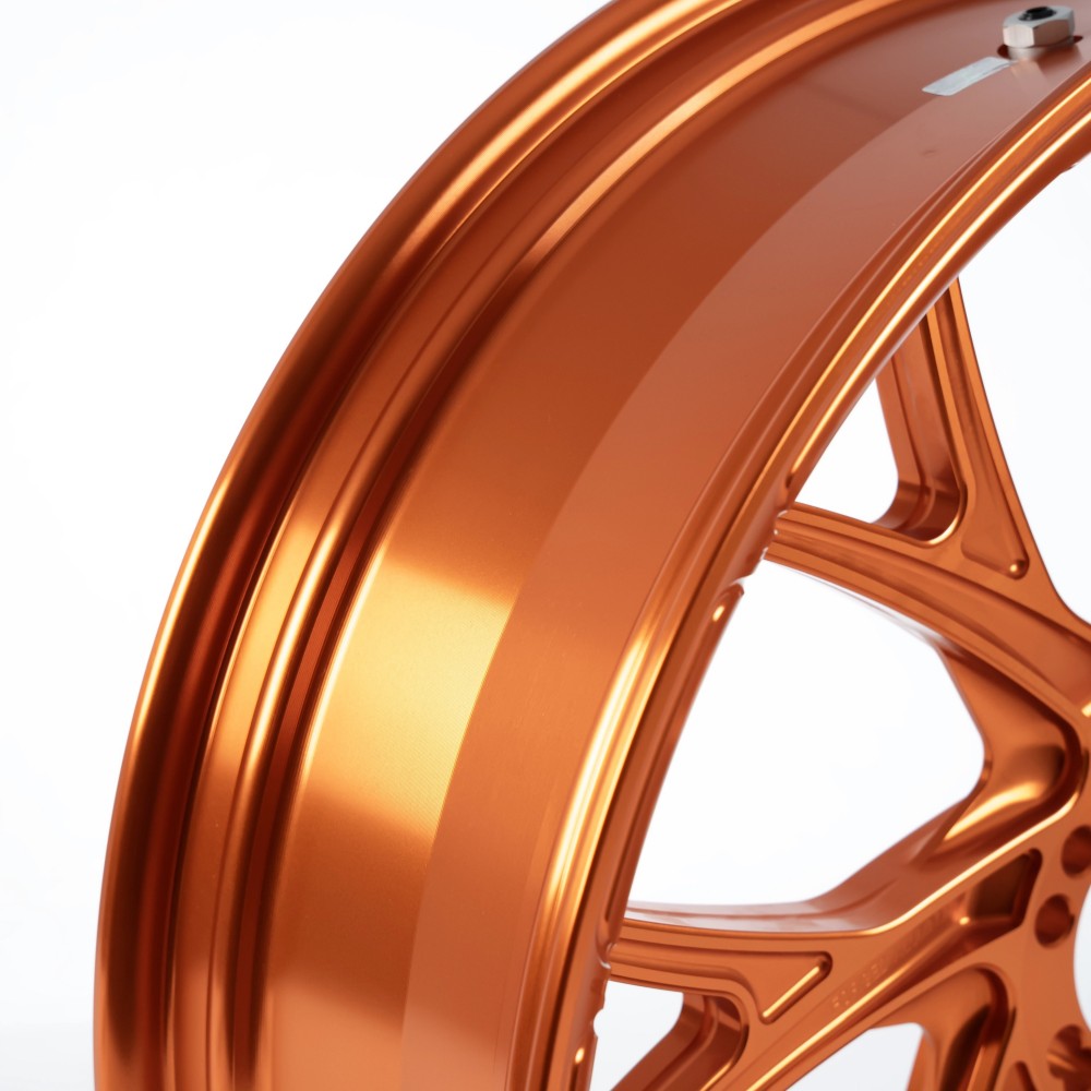Y-Spoke Forged Wheels Sold In Sets, Gulf Orange