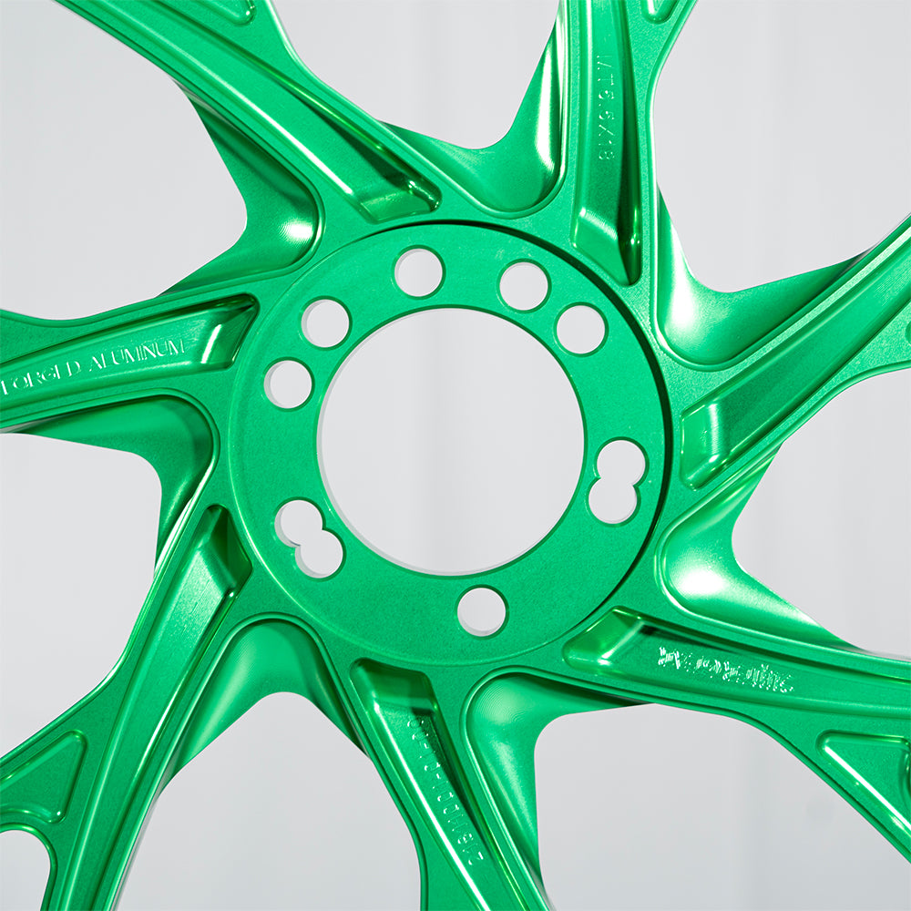 Y-Spoke Forged Wheels Sold In Sets, Viper Green