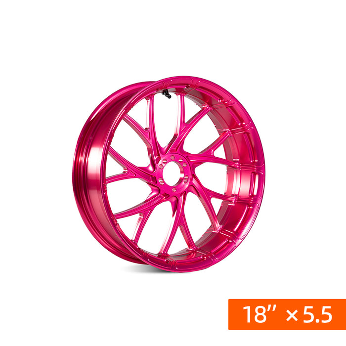 Pink Forgery Y-Spoke Forged Wheels Sold In Sets, Wildblossom Pink - SuperGear ...