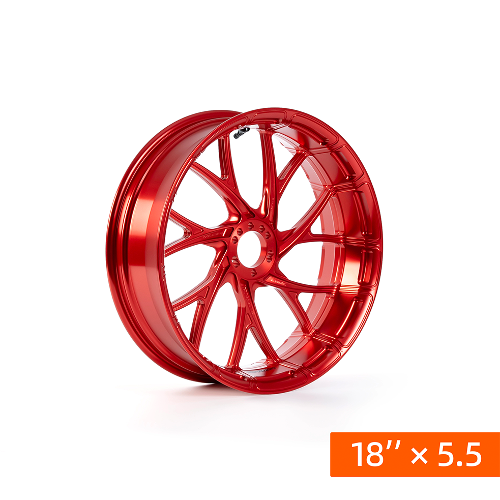 Y-Spoke Forged Wheels Sold In Sets, Daytona Red