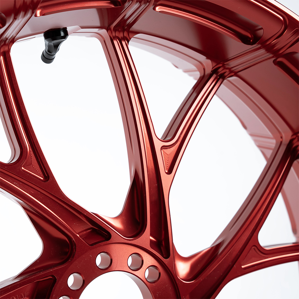 Y-Spoke Forged Wheels Sold In Sets, Daytona Red