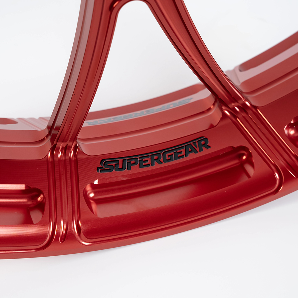 Y-Spoke Forged Wheels Sold In Sets, Daytona Red