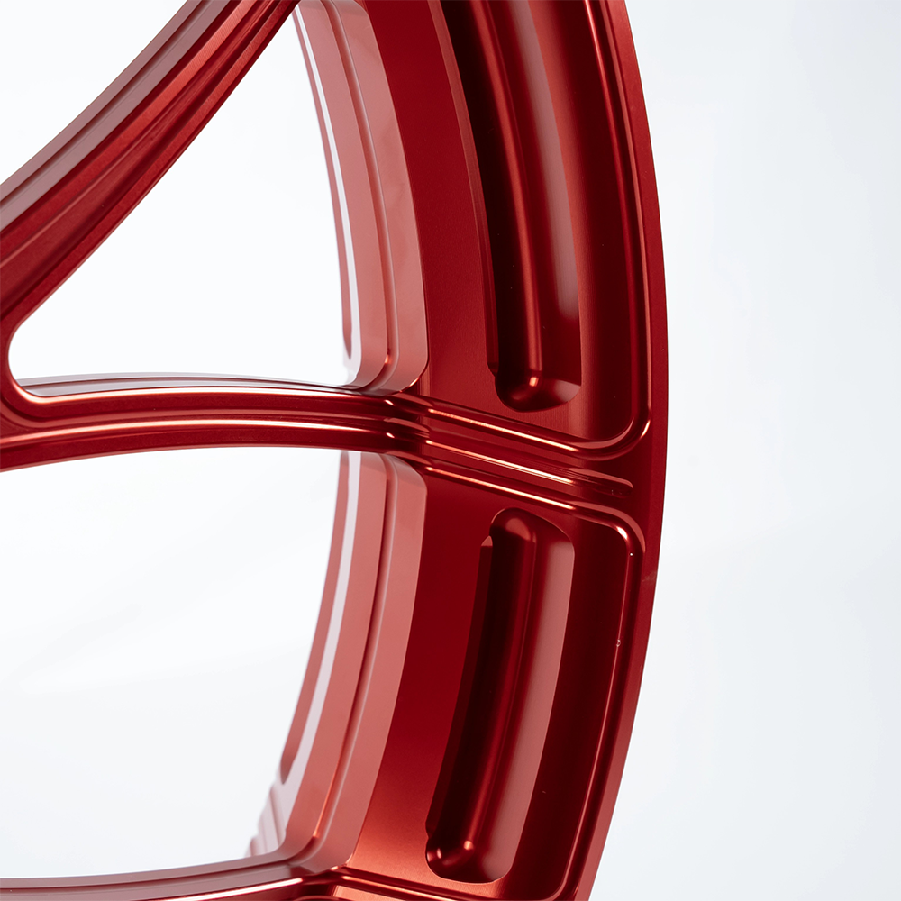 Y-Spoke Forged Wheels Sold In Sets, Daytona Red