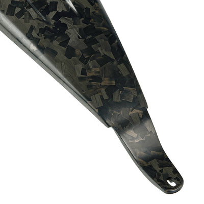 24+ carbon fiber tank dash hole, matte forged carbon finish