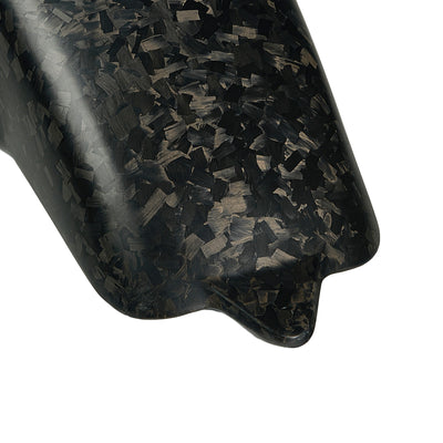 24+ carbon fiber seat cowl, matte forged carbon finish