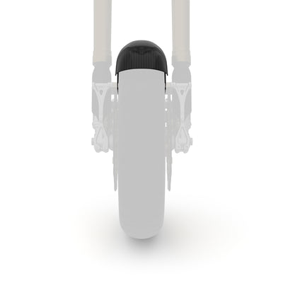 Front view of SuperGear long style front fender for Harley-Davidson Touring custom bagger builds.