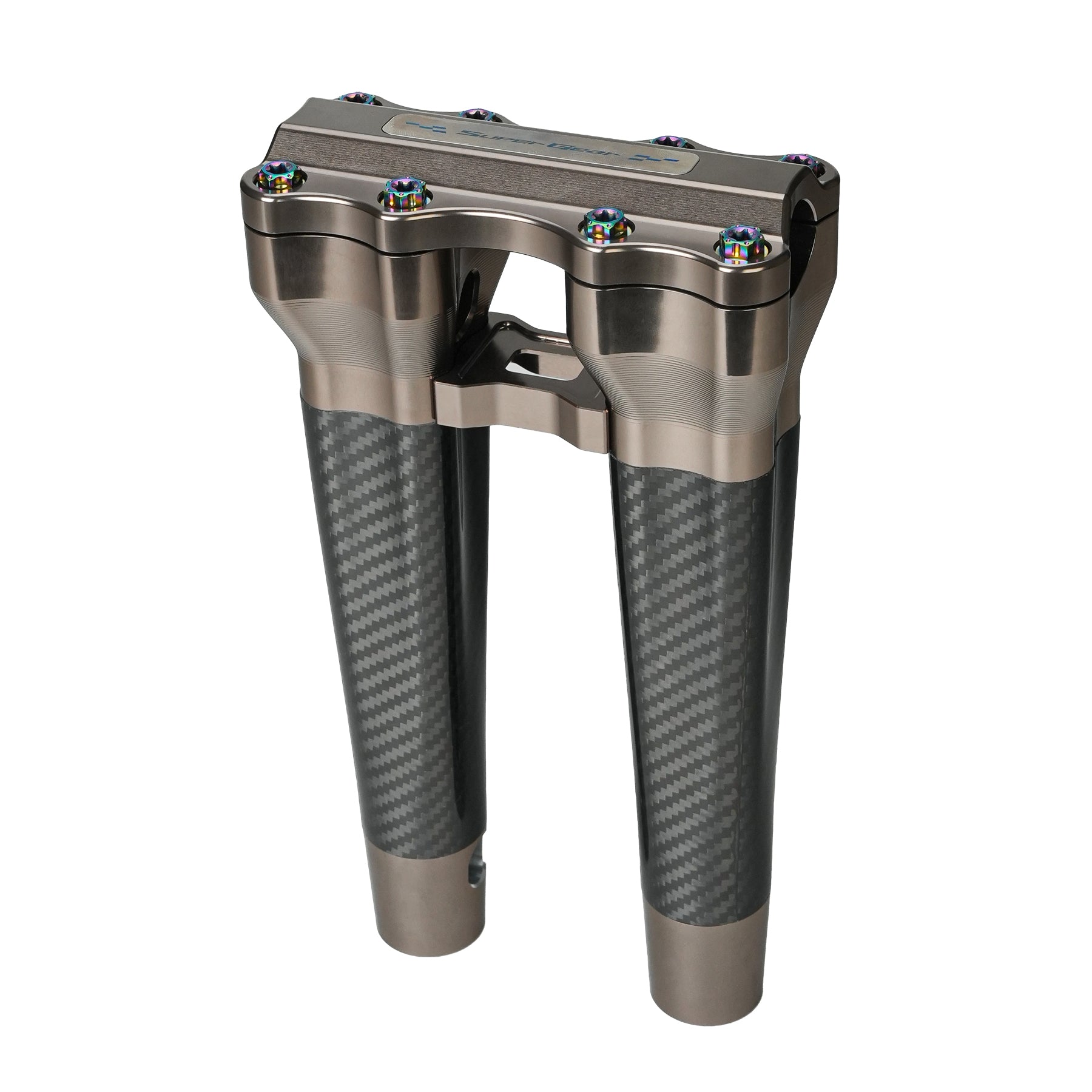 Titanium Gold Straight Risers for Harley 1