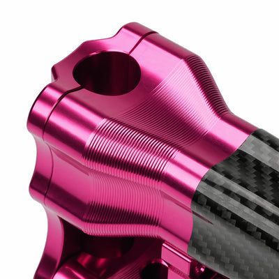 RF7 10-inch straight carbon fiber riser for Harley-Davidson 1-inch handlebars, wildblossom pink finish