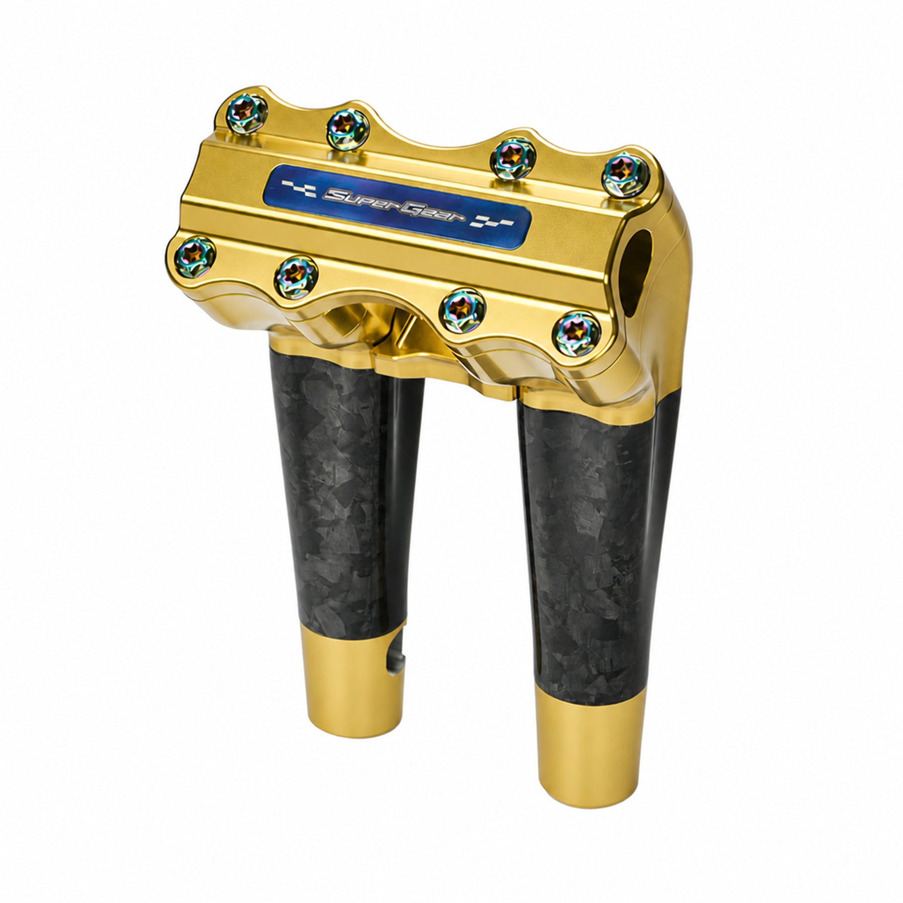 SuperGear Sunchaser Gold Pullback Risers Harley 1
