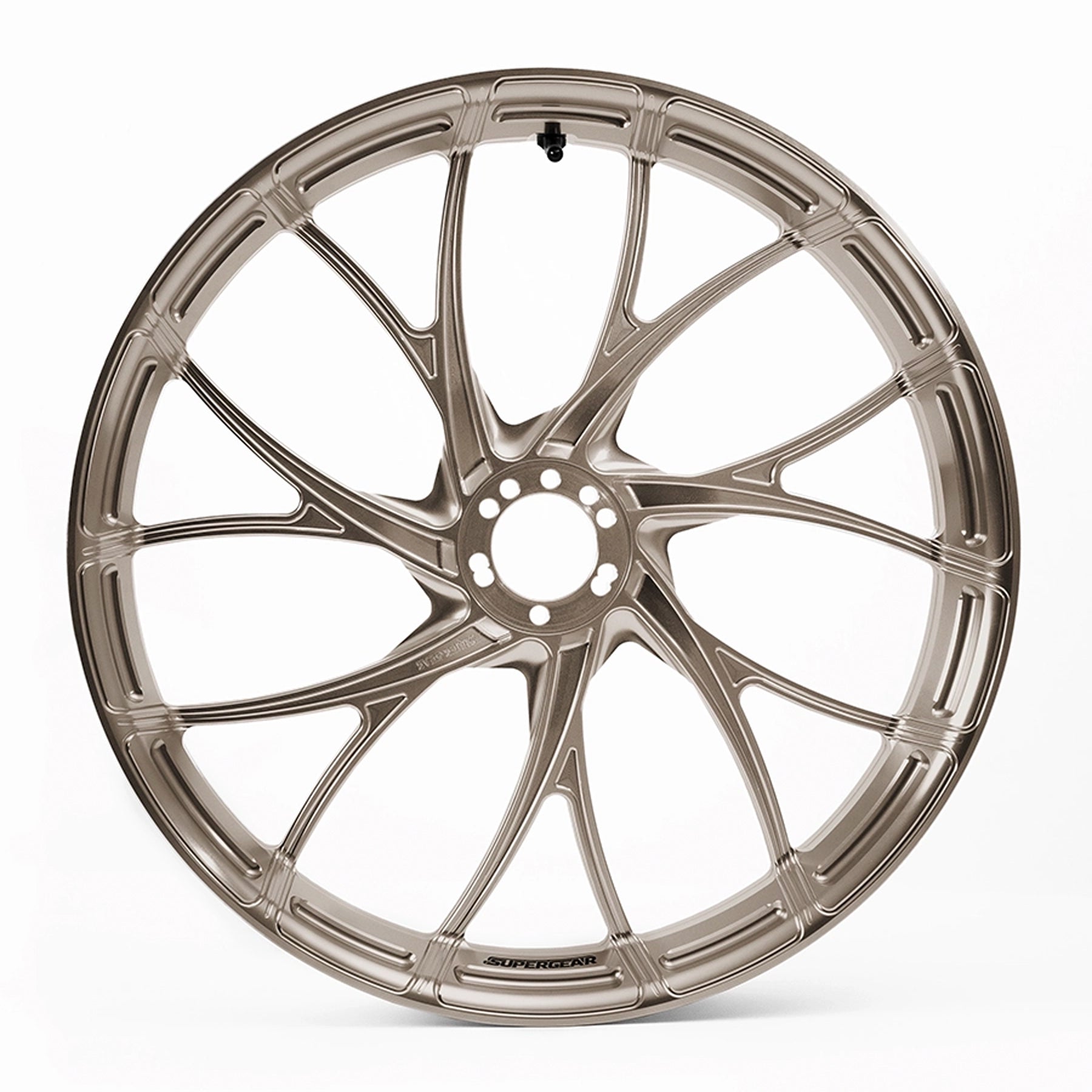Forged aluminum Y-spoke wheel, Harley Touring, Road Glide RG/FLTRX, Street Glide SG/FLHX, titanium gold