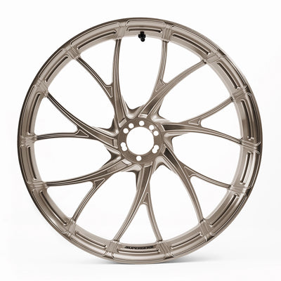 Forged aluminum Y-spoke wheel, Harley Touring, Road Glide RG/FLTRX, Street Glide SG/FLHX, titanium gold