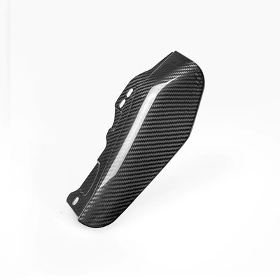 Carbon fiber mid-frame air deflector for Harley-Davidson Touring, glossy finish