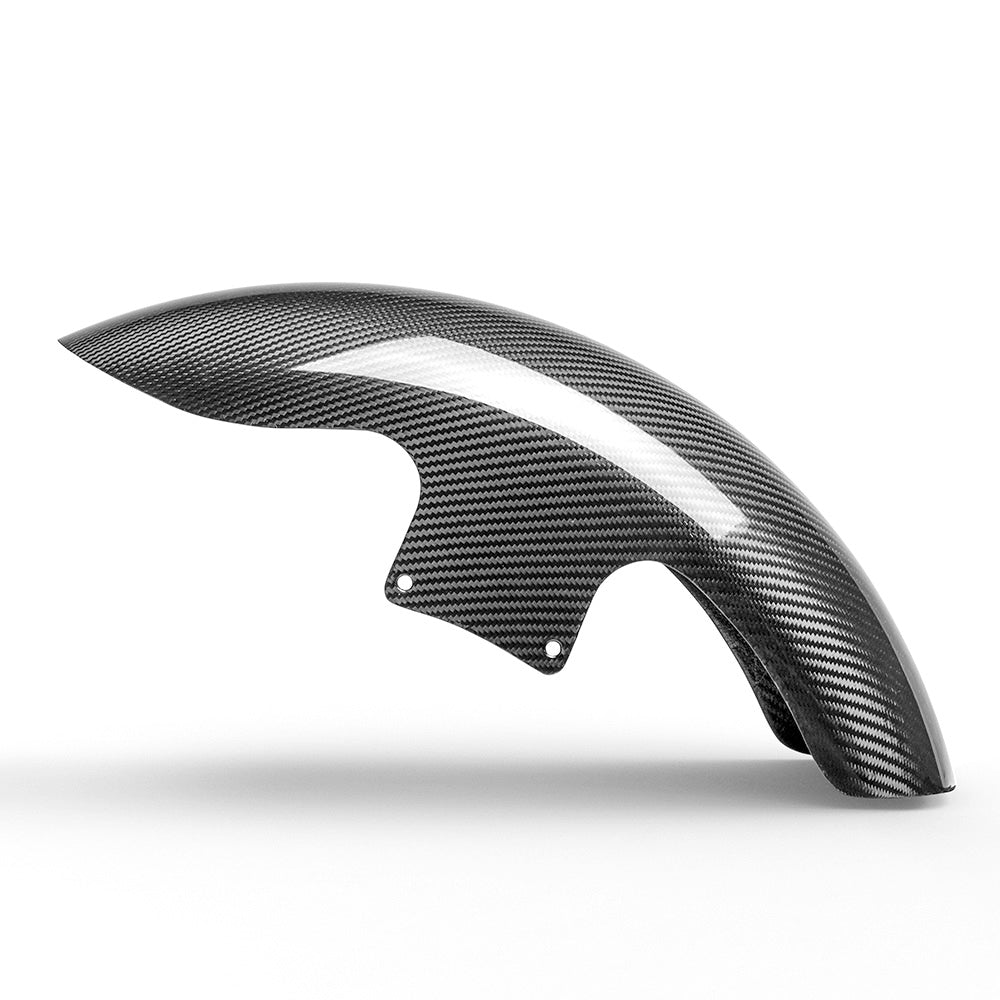 Carbon Fiber Short Front Fender 19′′ 21′′, Glossy Finish